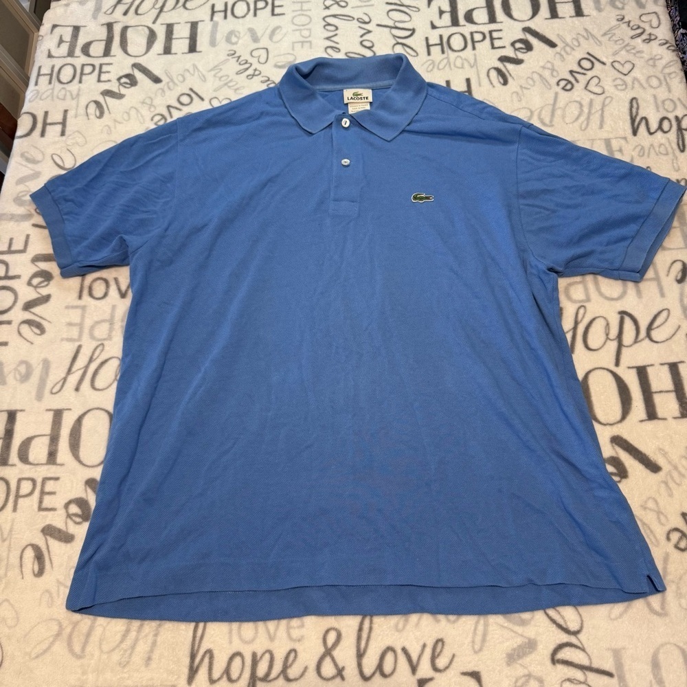 Lacoste | men's XL blue polo golf shirt